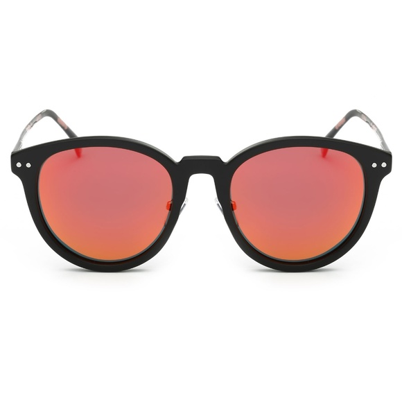 Buena Vista - Red Mirror Round Sunglasses For Men - Picture 3 of 4